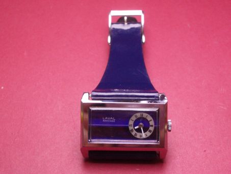 Komplette Uhr, Lava, Model Antichoc, Edelstahl, ca. 21,2mm, x 36,8mm, Quartz 