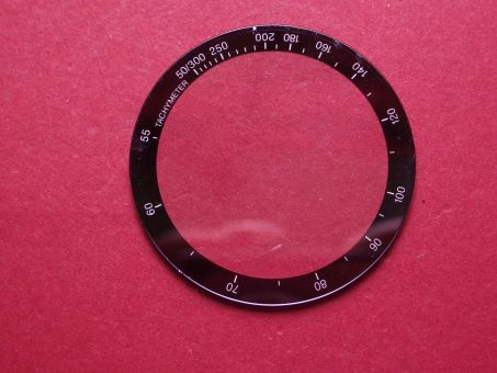 IWC Saphirglas, bedruckt, Ø 35,5mm, für PORSCHE DESIGN - Titanchronograph 01 