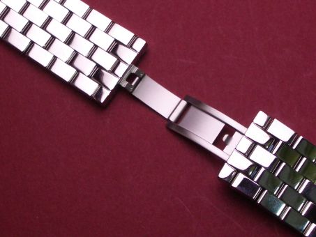 Edelstahl-Armband  mit verdeckter Schließe 22mm 