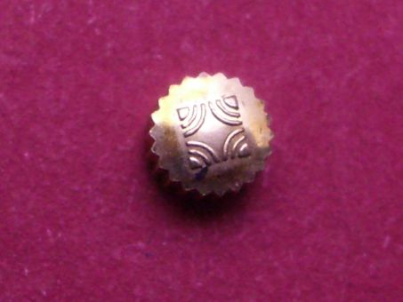 Zenith Krone gelbgold doublé, Ø 3,5mm Höhe 2,1mm  Gewinde 0,9mm, Tubus 2,0mm 