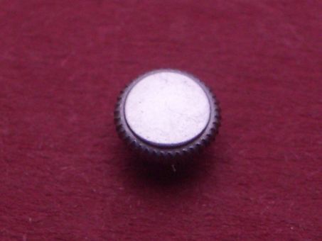 IWC Krone flach Stahl, Ø 4,86mm Höhe 2,75mm / 1,42mm, Gewinde 0,9mm 