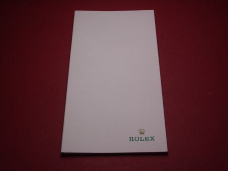 Rolex Notizblock, 17cm x 8,4cm x 0,2cm, weiß 
