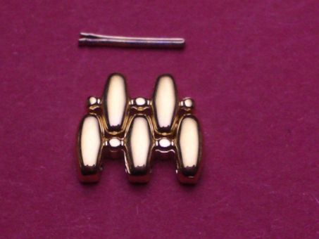 Tissot Verlängerungsglied doublé Gold, 12mm mit Splint 