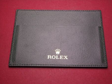Rolex Leder-Etui, NOS neuwertig, code 4119209.05, strukturiert, grün, 116mm x 84mm x 2,4mm 