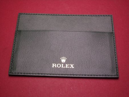 Rolex Leder-Etui, NOS neuwertig, code 4119209.34, strukturiert, grün, 116mm x 84mm x 2,4mm 