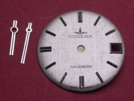 AS 1691/93 Zifferblatt silber mit Zeiger Datum bei der 3 