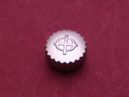 Zodiac Krone in Stahl, Ø 6,0mm, Höhe 3,5mm / 2,9mm, Gewinde 1,2mm 