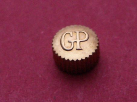 Girard Perregaux Gold double Krone, Ø 4,47mm, Höhe 2,57mm, Gewinde 0,9mm, Tubus 2,0mm 