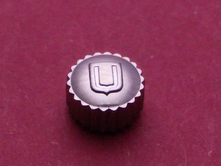 Universal Geneve Stahl Krone, Ø 6,3mm, Höhe 4,07mm, Gewinde 1,2mm, Tubus 2,5mm 