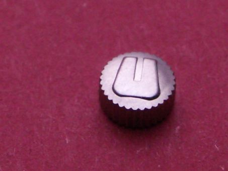 Universal Geneve Stahl Krone, Ø 4,47mm, Höhe 2,32mm, Gewinde 0,9mm, Tubus 2,0mm 