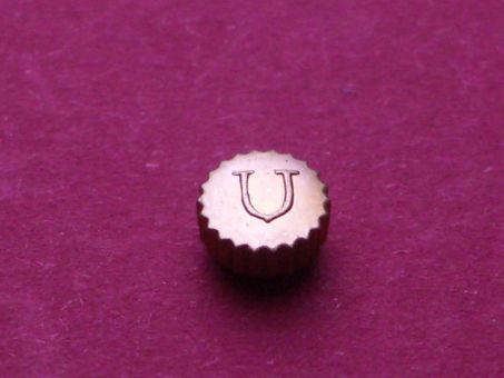 Universal Geneve double Krone, Ø 4,5mm, Höhe 2,1mm / 2,74mm  Gewinde 0,9mm, Tubus 2,0mm 