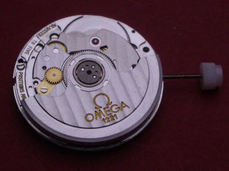 Omega Uhrwerk Cal. 1221, für eine Einzeiger Uhr Omega De Ville Prestige springende Stunde Stundenanzeige bei der 12 
