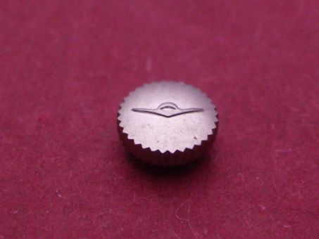 Movado Krone Stahl, Ø 4,5mm, Höhe 2,2mm / 1,9mm, Gewinde 0,9mm, Staubgeschützt 