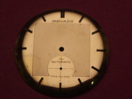 Movado Zifferblatt Gold, für Kaliber 115, Ø 30,9mm (gebraucht) 