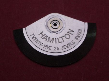 HAMILTON signierter Rotor für Valjoux / ETA 7750 
