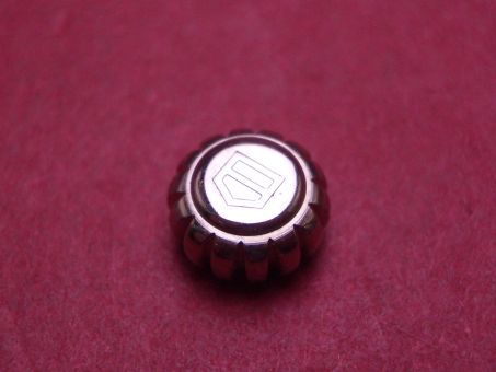 Tag Heuer Krone, Stahl, Ø 6,85mm, Gewinde 1,0mm, mit innenliegender Dichtung 