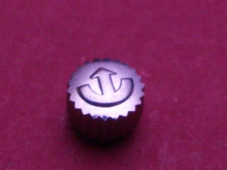 Rado Krone Stahl  Ø 4,53mm Höhe 2,5mm / 3,2mm, Gewinde 0,9mm Tubus 2,0mm 