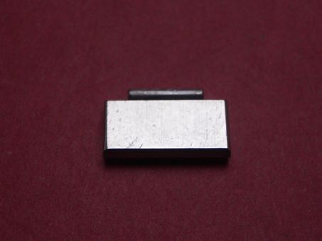 Cartier Armband-Glied für Santos, Stahl, 13,5mm, verschraubt, gebraucht 