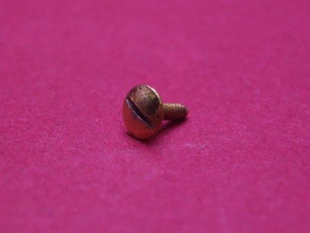Cartier Schraube für Wecker, Gelbgold, Ø 3,3mm, Länge 4,5mm 