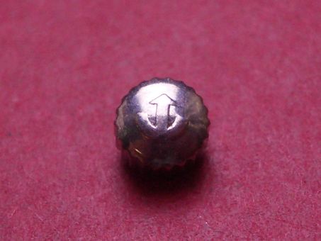 Ulysee Nardin Krone, Stahl, Ø 4,5mm, Höhe 3,6mm, gebraucht 