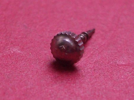 Ulysee Nardin Krone, Stahl, Ø 3,5mm, Höhe 2,3mm, mit Aufzugswelle, gebraucht 