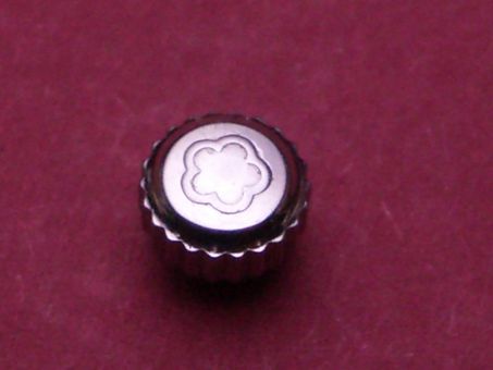 Titoni Krone stahl,  Ø 5,45mm, Höhe 6,4mm / 3,05mm, Tubus 2,5mm, Gewinde 0,9mm 