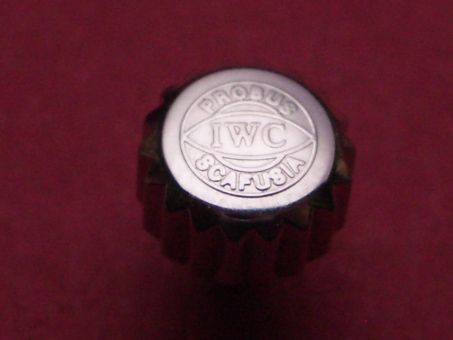 IWC Krone verschraubt Stahl, Ø 5,96mm Höhe 6,98mm / 3,75mm 