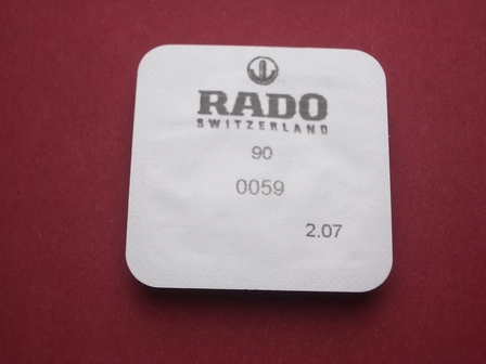 Rado Wasserdichtigkeitsset 0059 für Gehäusenummer 111.0333.3 