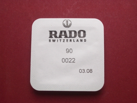Rado Wasserdichtigkeitsset 0022 für Gehäusenummer 193.0456.3 