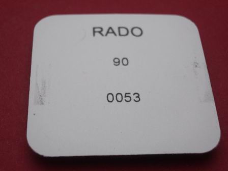 Rado Wasserdichtigkeitsset 0053 für Gehäusenummer 153.0349.3 