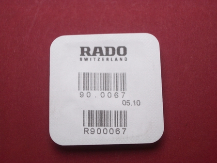 Rado Wasserdichtigkeitsset 0067 für Gehäusenummer 153.0344.3 