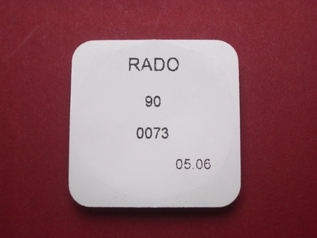 Rado Wasserdichtigkeitsset 0073 für Gehäusenummer 539.0377.3 