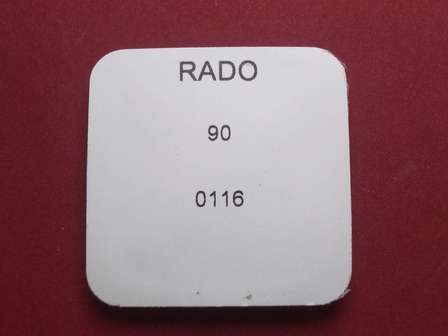 Rado Wasserdichtigkeitsset 0116 für Gehäusenummer 153.0454.3 
