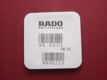 Rado Wasserdichtigkeitsset 0223 für Gehäusenummer 318.0696.3 