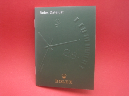 Rolex Datejust Booklet NOS mit verschiedenem Druckdatum und Sprachen (Deutsch, Englisch, Italienisch) als Zubehör Druckdatum07.2004