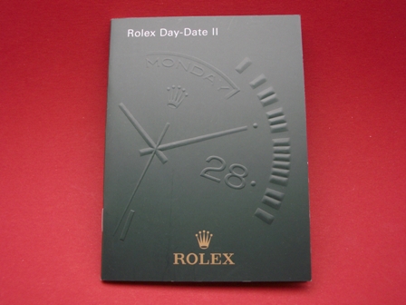 Rolex Day-Date II Booklet NOS mit verschiedenem Druckdatum als Zubehör 