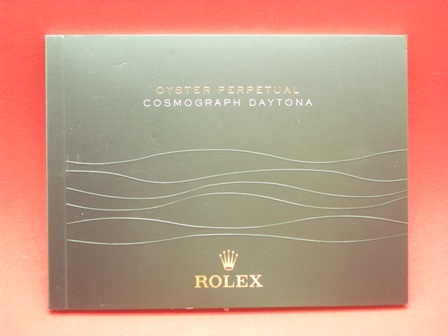 Rolex Cosmograph Daytona Booklet NOS mit verschiedenem Druckdatum als Zubehör 