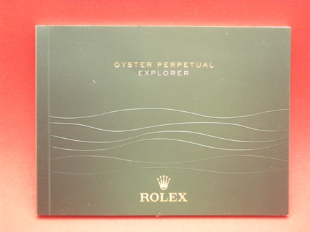 Rolex Explorer Booklet NOS mit verschiedenem Druckdatum als Zubehör 