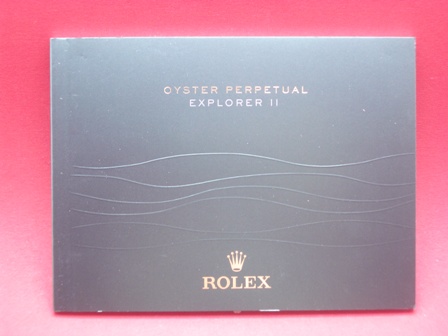Rolex Explorer II Booklet NOS mit verschiedenem Druckdatum als Zubehör 