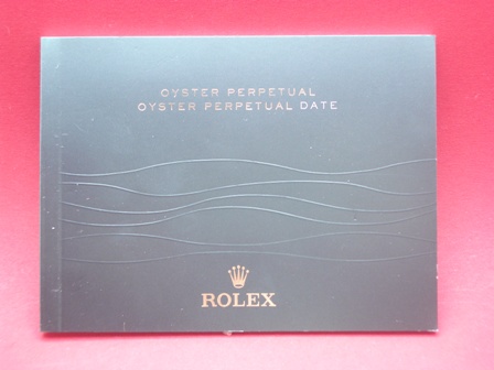Rolex Oyster Perpetual Date Booklet NOS mit verschiedenem Druckdatum als Zubehör 