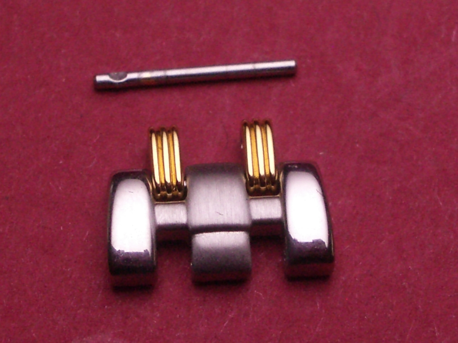 Uhren Römer Tissot Verlängerungsglied, Stahl Gold, 12mm mit Splint  Ersatzteile, Werkzeug und alles für den Uhrmacherbedarf